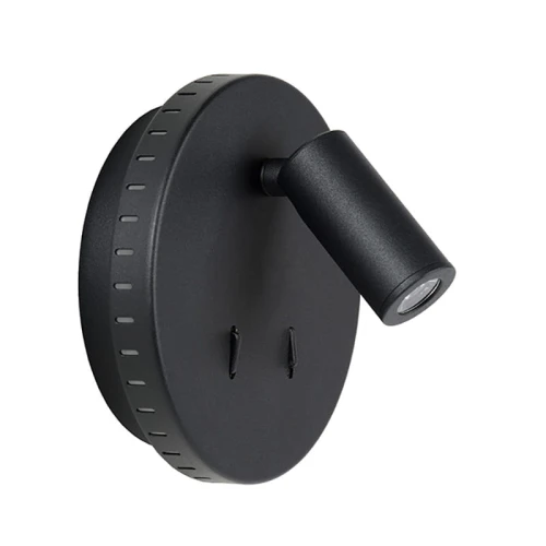 Kinkiet ścienny BENTJER Czarny LED 6W 3000K Lucide 792010930  5411212791641 lampynox noxbox www.lampynox.pl 1.jpg