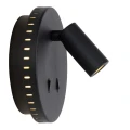 Kinkiet ścienny BENTJER Czarny LED 6W 3000K Lucide 792010930  5411212791641 lampynox noxbox www.lampynox.pl 3.jpg