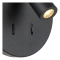 Kinkiet ścienny BENTJER Czarny LED 6W 3000K Lucide 792010930  5411212791641 lampynox noxbox www.lampynox.pl 4.jpg