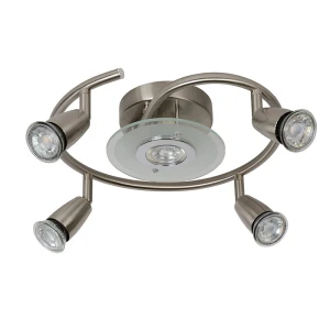 BINGO-LED Satynowy chrom 5x5W 2700K Spot Lucide 13957/24/12