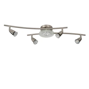 BINGO-LED Satynowy chrom 5x5W 2700K Spot Lucide 13957/25/12