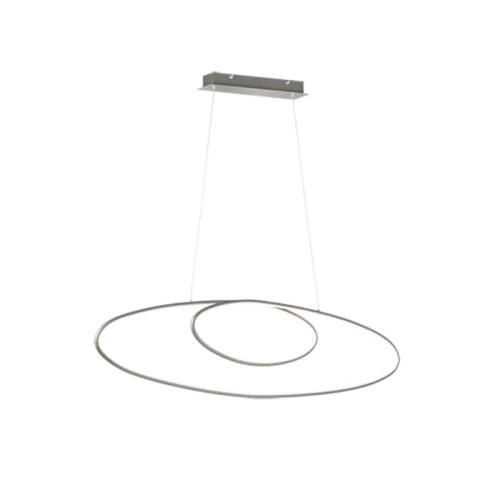 Lampa wisząca Avus Nikiel mat LED 35W Ściemnialna Trio lampynox noxbox www.lampynox.pl 1.jpg