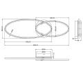 Lampa sufitowa Avus Czarny mat LED 35W Ściemnialna Trio lampynox noxbox www.lampynox.pl 4.jpg