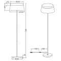 Lampa podłogowa stojąca Baroness Biała śr. 45cm 3xE27 Trio lampynox noxbox www.lampynox.pl 3.jpg