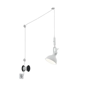 Carlotta Biały mat E14 Lampa wisząca Trio
