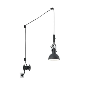 Carlotta Czarny mat E14 Lampa wisząca Trio