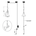 Lampa wisząca Carlotta Czarny mat E14 Trio lampynox noxbox www.lampynox.pl 3.jpg