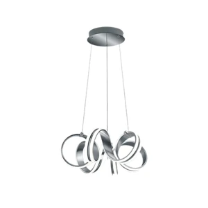 Carrera LED Aluminium szczotkowane Lampa wisząca Trio