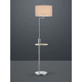 Lampa podłogowa z półką oraz ładowarką USB Trio Claas Nikiel mat lampynox noxbox www.lampynox.pl 2.jpg