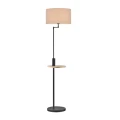 Lampa podłogowa z półką oraz ładowarką USB Trio Claas Czarny mat lampynox noxbox www.lampynox.pl 1.jpg