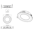 Oprawa wpuszczana Trio Core Biały mat LED śr. 14,8cm lampynox noxbox www.lampynox.pl 8.jpg