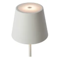 Lampka stołowa ściemnialna zewnętrzna JUSTIN Biała LED DIM 2,2W 3000K IP54 Lucide 278880331  5411212271761 lampynox noxbox 4.jpg