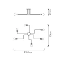 Lampa sufitowa LESTER Czarny 6xE27 Lucide 211120630  5411212210890 lampynox noxbox www.lampynox.pl 7.jpg