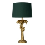 EXTRAVAGANZA COCONUT Złoty mat | Zielony śr. 30,5cm. E27 Lampka stołowa Lucide 10505/81/02