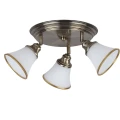 Lampa sufitowa potrójna Grando Rabalux 6548 3x40W E14 R50 mosiądz/biały ( 5998250365480 ) lampynox noxbox.pl
