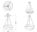 Lampa wisząca 3xE27 Trio Holly lampynox noxbox www.lampynox.pl 6.jpg