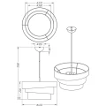Lampa wisząca Trio IBIS 3xE27 noxbox lampynox www.lampynox.pl 4.jpg