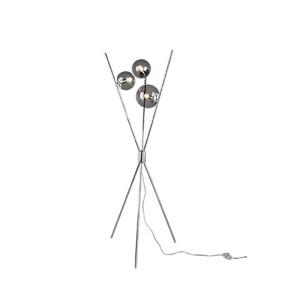 LANCE Chrom Lampa podłogowa stojąca Trio