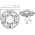 Lampa sufitowa Trio LILLY śr. 55cm. noxbox lampynox www.lampynox.pl 3.jpg