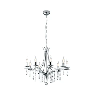 LUCERNA Chrom  Żyrandol 8xE14