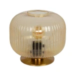 VIRGIL Bursztynowa śr.25,5cm. E27 Lampka stołowa Lucide 74511/01/62