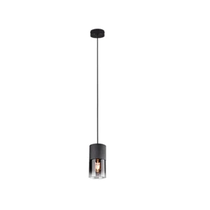 ROBIN Czarny mat E27 Lampa wisząca