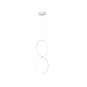 RONDO Biały mat  LED 22W Lampa wisząca Trio