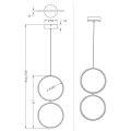 Lampa wisząca Trio RONDO LED Biały mat 22W 322610231  4017807424317 noxbox lampynox www.lampynox.pl  4.jpg