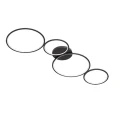 Lampa sufitowa Trio RONDO LED Czarny mat 37W 622610432  4017807424287 noxbox lampynox www.lampynox.pl  1.jpg