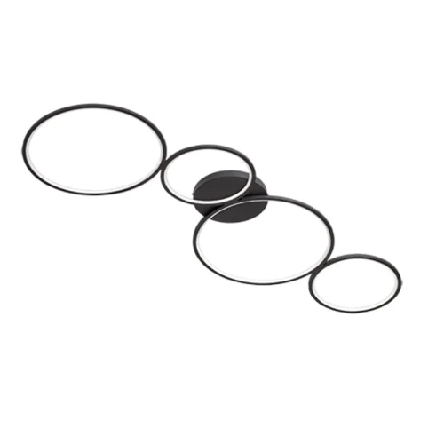Lampa sufitowa Trio RONDO LED Czarny mat 37W 622610432  4017807424287 noxbox lampynox www.lampynox.pl  1.jpg