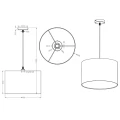Lampa wisząca Trio HOTEL LED Czarna śr. 40cm E27 303300102  4017807288308 noxbox lampynox www.lampynox.pl 3.jpg