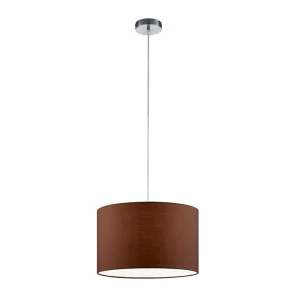 HOTEL LED Brązowa śr. 40cm E27 Lampa wisząca Trio