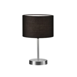 HOTEL Czarna wys. 32cm Lampka stołowa Trio