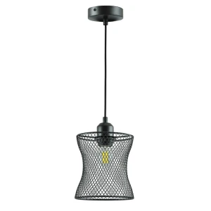 HASLO E27 czarna IL MIO Lampa wisząca