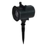 Projektor LED POLUX TOP-B1 plastik wzór świąteczny czarny 14 cm +zasilacz