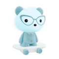 Lampka dziecięca niebieska MIŚ OKULARNIK MINI NA DESKOROLCE LED 2,5W Polux 312778  5901508312778 lampynox noxbox www.lampynox.pl.jpg