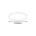 Lampa sufitowa Sonnet LED 18W śr. 22,5cm 4000K Rabalux 1489  5998250314891 lampynox noxbox www.lampynox.pl 3.jpg