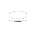 Lampa sufitowa z czujnikiem ruchu Sonnet LED 30W 4000K Rabalux 1492  5998250314921 lampynox noxbox www.lampynox.pl 3.jpg