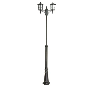 CORDOBA II regulowana wys. 180 - 280cm 2xE27 Latarnia ogrodowa wysoka podwójna OGMWN 2 TD