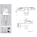 Naświetlacz Corn LED 18W 4000K z czujnikiem ruchu SU-MA 6156-PIR  5908310063096 lampynox noxbox www.lampynox.pl 3.jpg