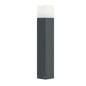 Cube Ciemny popiel wys. 58cm. E27 Lampa ogrodowa stojąca CB-580 DG
