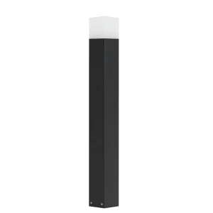 Cube Czarna wys. 83cm. E27 Lampa ogrodowa stojąca CB-830 BL