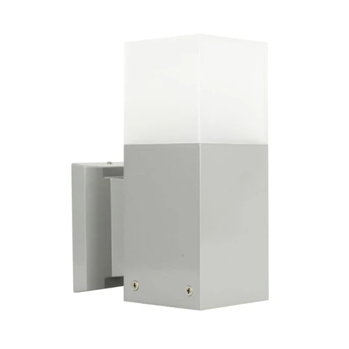 Kinkiet zewnętrzny Cube Srebrny E27 SU-MA CB-K AL  5908310062860 lampynox noxbox www.lampynox.pl 1.jpg