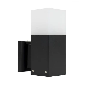 Cube Czarny E27 Kinkiet zewnętrzny CB-K BL