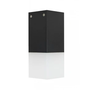 Cube Czarna E27 Lampa sufitowa zewnętrzna CB-S BL