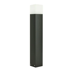 Cube Max Czarna wys. 70cm. E27 Lampa ogrodowa stojąca CB-MAX 700 BL