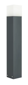 Cube Max Ciemny popiel wys. 70cm. E27 Lampa ogrodowa stojąca CB-MAX 700 DG