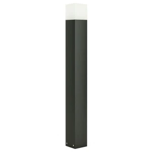 Cube Max Czarna wys. 100cm. E27 Lampa ogrodowa stojąca CB-MAX 1000 BL