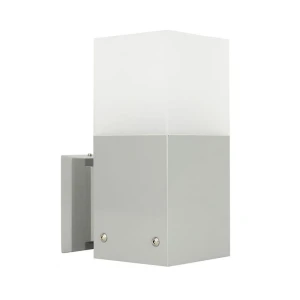 Cube Max Srebrny E27 Kinkiet zewnętrzny CB-MAX K AL