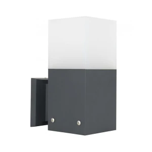 Cube Max Ciemny popiel E27 Kinkiet zewnętrzny CB-MAX K DG
